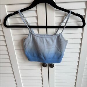 Blue Gradient Women's Crop Top